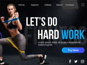 Fitness & Sports Website Designs